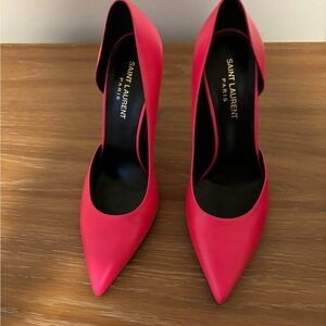 COPY - Saint Laurent Neon Pink Pumps 38